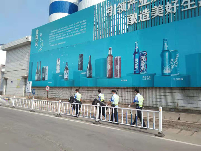華潤雪花啤酒廠執(zhí)勤巡邏